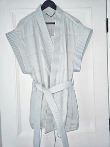 BRAND NEW Stella McCartney Sleeveless light blue Kimono jacket size 12 Cotton - Picture 1 of 6