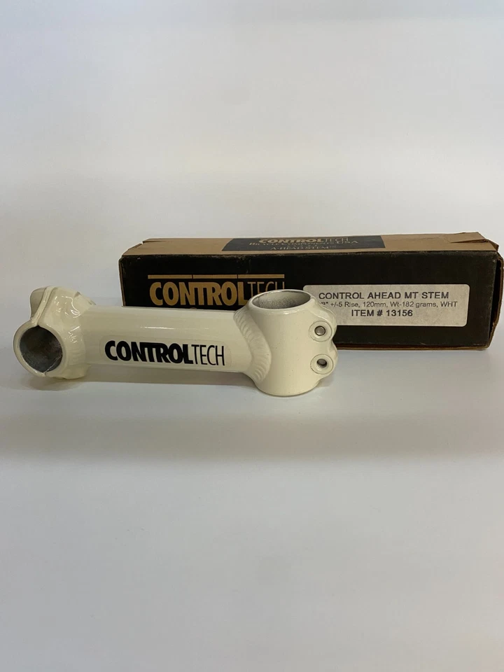 Org. CONTROL TECH Vorbau / Stem 1 1/8 / 25,4mm / 120mm weiss NEU - Bild 1 von 1