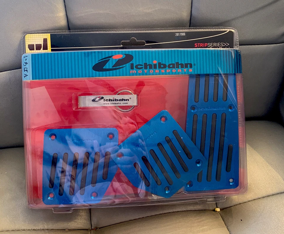 Pedal manual Ichibahn Motorsports Strip Series azul 2017906 antideslizante - nuevo Foto 1 de 4