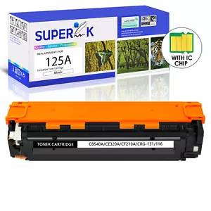 1PK Black CB540A Toner Cartridge For HP 125A Color LaserJet CM1312nfi MFP CP1210 - Picture 1 of 24