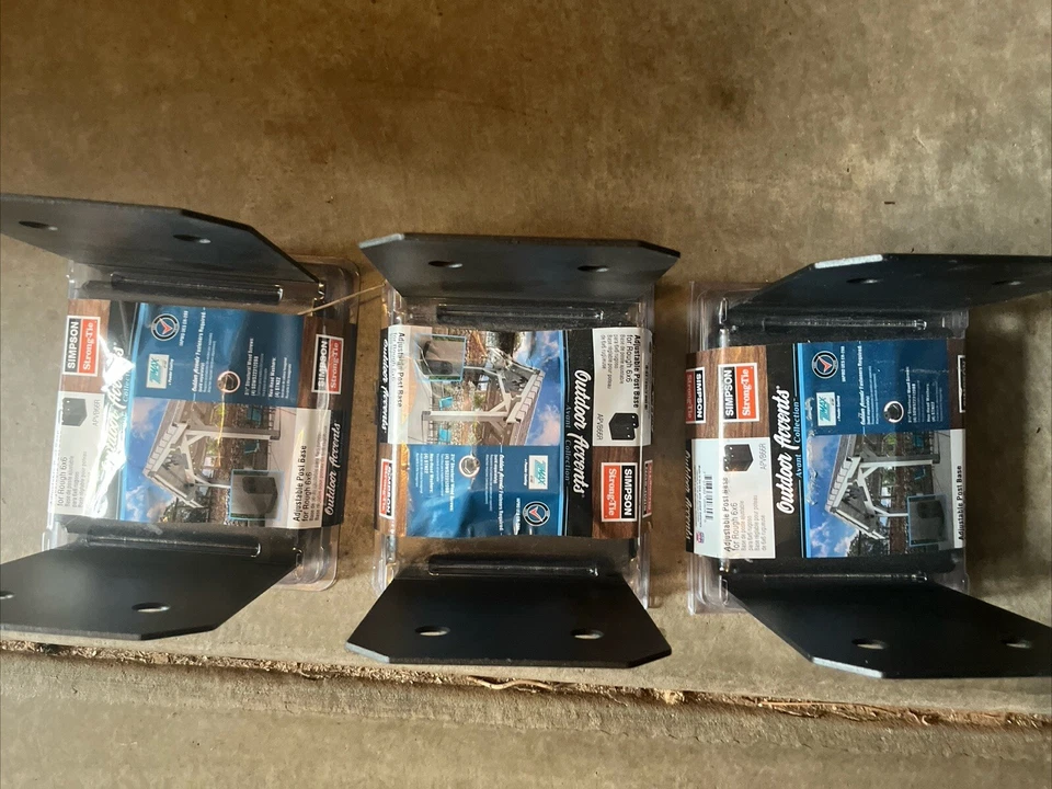 Simpson Strong-tie Black Powder-coated 6x6 Post Baseapvb66r