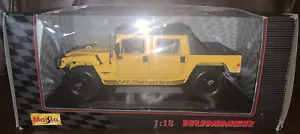 1/18 Hummer H1 Convertible Capota Blanda Vehículo Todoterreno Americano 4x4 1:18 - Imagen 1 de 9