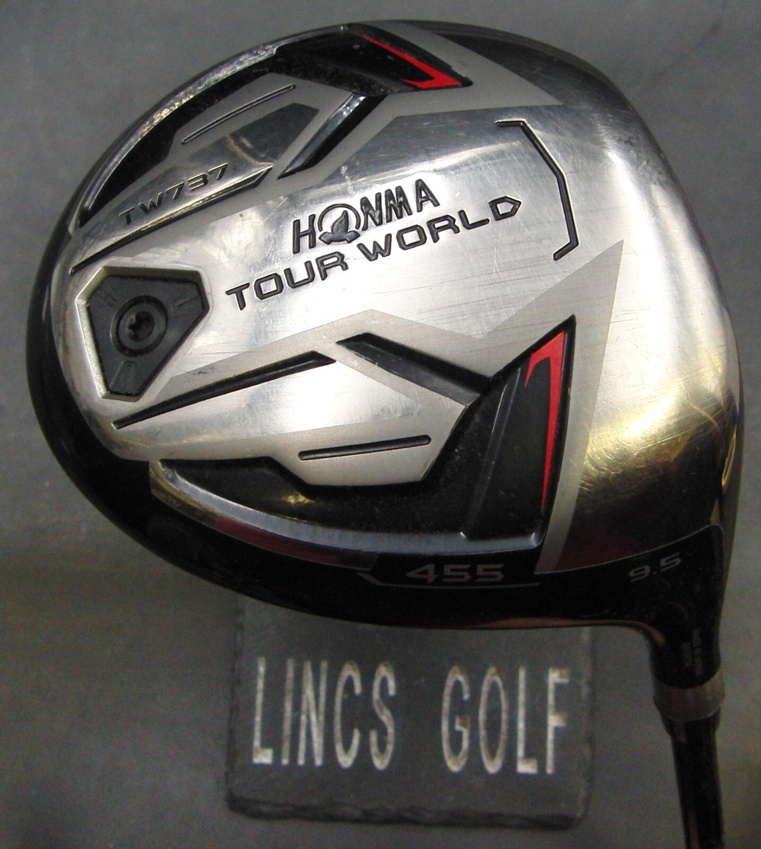 Honma Tour World 455s 9.5° Diver Stiff Graphite Shaft Spalding Grip Honma Tour World 455s 9.5° Diver Stiff Graphite Shaft Spalding Grip