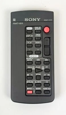 Sony RMT-811 Remote Commander for DCR-PC100, DCR-TRV20, DCR-VX2000 Camcorders - Image 1 of 4