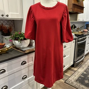 Vestido Zara Mujer Manga Abullonada Mini Cambio Línea A Talla M Vacaciones Rojo Informal Elegante - Imagen 1 de 15