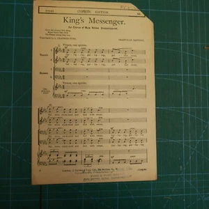 Bantock de partitura vocal KING'S MESSENGER Granville - Imagen 1 de 1