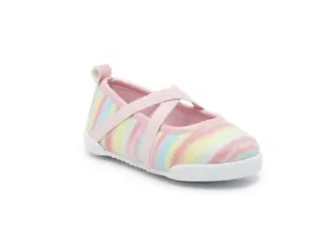 Rachel Shoes Lil Elle Infant Baby Girl Toddler Sparkle Glitter Slip On Size 6 - Picture 1 of 7