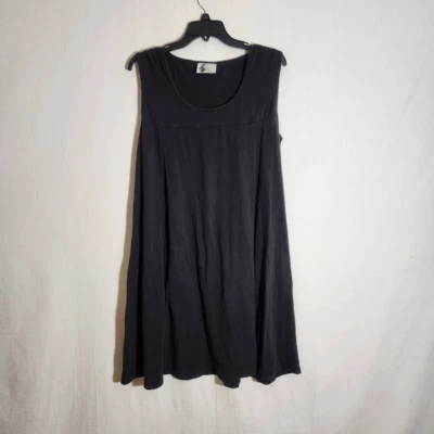 My Bella Mama Womens Nursing Nightgown Black Comfy Sleeveless Breastfeeding L - Image 1 of 4