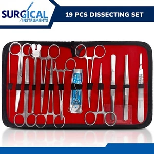 19 Pcs Advanced Biology Lab Anatomy Medical Student Dissecting Kit Set German Gr - Picture 1 of 8