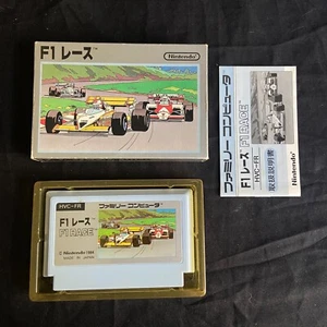 Nintendo Famicom F1 Race Complete in Box CIB Cartridge Racing Game EXC - Picture 1 of 5