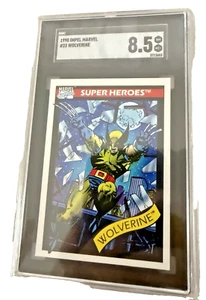 1990 Impel Marvel #23 Wolverine Trading Card SGC Graded 8.5 - Bild 1 von 4