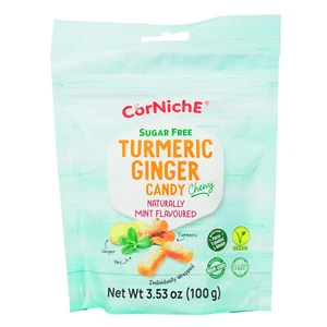 Ingwer Bonbons Ginger CandyCorniche Kurkuma Ingwerbonbon mit Minz Geschmack 100g - Bild 1 von 1