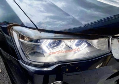 for BMW X3 X4 E83 F25 F26 G01 07-21 Crystal LED halo ring angel eye DRL White - Imagem 1 de 4