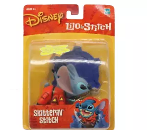 Disney Skitterin Lilo & Stitch Spielzeug Action Figur 10cm Hasbro 2001 NEU OVP - Foto 1 di 5