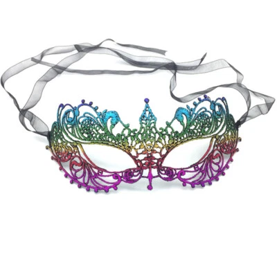 Half Face Lace Mask Sexy Masquerade Eye Face Eyemask Women Party Halloween Hot⇓ - Image 1 of 4