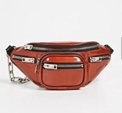 New Alexander Wang mini Attica red patent fanny pack - Image 1 of 4