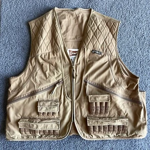 Gamehide Vest Mens Size 2XL Brown Duck Canvas Quilted Bird Hunting Shooting - Picture 1 of 11