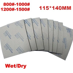 800-1000#,2000-2500# 115*140mm Grit Wet Dry Sandpaper Abrasive Sponge Sand Paper - Picture 1 of 1