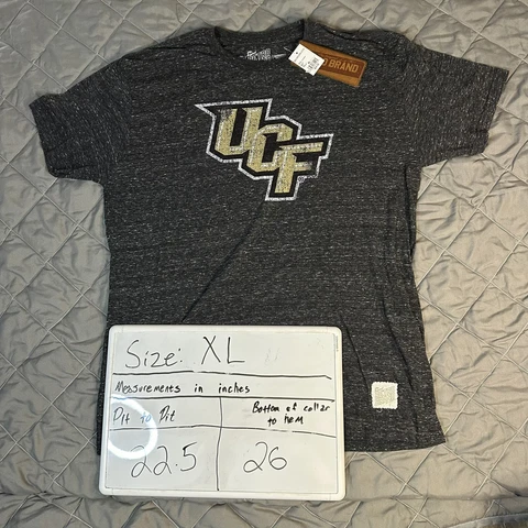 The Original Retro Brand UCF Knights Shirt Mens Extra Large Gray Orlando Florida Cover
