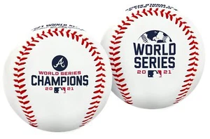 	| Official 2021 World Series Champions | Atlanta Braves | Commemorative Base... - Bild 1 von 3