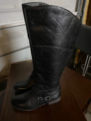 Zapatos Botas Cuero Menta Jaspeado Negro-Learte Mujer Talla 8 Cuero Foto 1 de 4