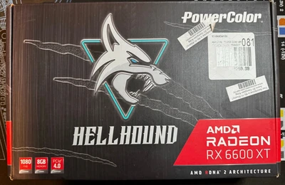 PowerColor Hellhound AMD Radeon RX 6600 XT 8GB GDDR6 Graphics Card - Image 1 of 4