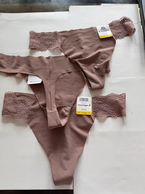 Ropa interior tanga b.tempt'd para mujer 3pk 976267K NUEVA con ETIQUETAS Foto 1 de 2