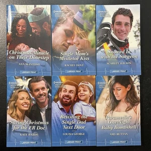 Harlequin Medical Romance LARGER PRINT Lot of 6 (Dec 2022) Paperback Christmas - Bild 1 von 5