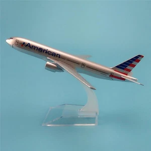 1:400 Diecast Airplane Model 16cm American Airlines Boeing 777-200ER Collection - Imagen 1 de 8