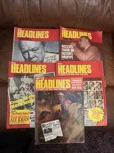 Vintage Headlines Magazin Konvolut X5 Nr13,22,25,26,27 - Sept 1972 bis Nov 1973 - Bild 1 von 24