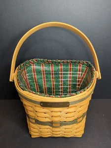 Longaberger Christmas Collection 1998 - Glad Tidings Basket - Liner & Protector - Bild 1 von 14