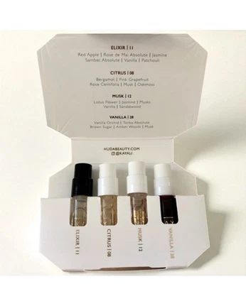 KAYALI Collection 01 Discovery Set• ELIXIR 11 - CÍTRICOS 08 - ALMIZCLE 12 - VAINILLA 28 Foto 1 de 4