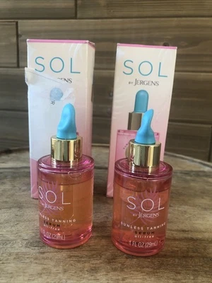 2-Pack SOL by Jergens DEEPER BY THE DROP Self Tanning  Sunless TANNING SERUM 1oz - Image 1 of 4