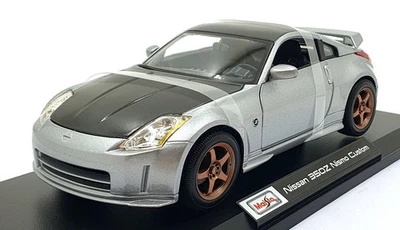 Maisto Escala 1/18 Diecast 46629 - Nissan 350Z Nismo Personalizado - Plateado Foto 1 de 4