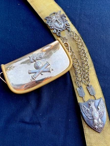 Bandoliera e Giberna da Alta Uniforme Ufficiale Artiglieria Regio Esercito ww2 - Foto 1 di 19