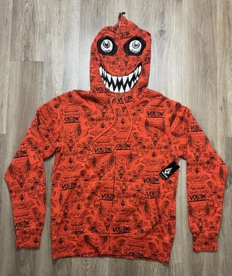 Y2K Ryan Sheckler x Volcom Full Zip Monster Hoodie Size M - Image 1 of 4