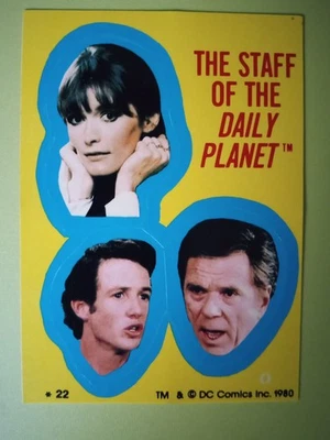 SUPERMAN II - Sticker #22  1980 - Image 1 of 2