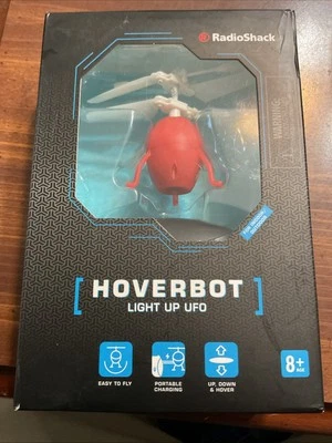Hoverbot Light Up UFO By Radio Shack infrared control flyer   25 feet distance - Image 1 of 4