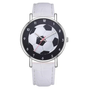 LVPAI Football Mirror Surface Watch Round Analog Leisure Quartz Student - Picture 1 of 1
