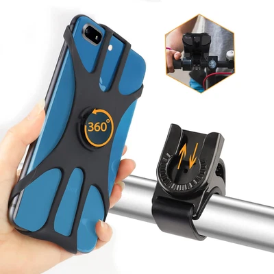 Porta Cellulare Bici, Universale Supporto Smartphone per Bici 360° Rotabile, Sta - Immagine 1 di 4