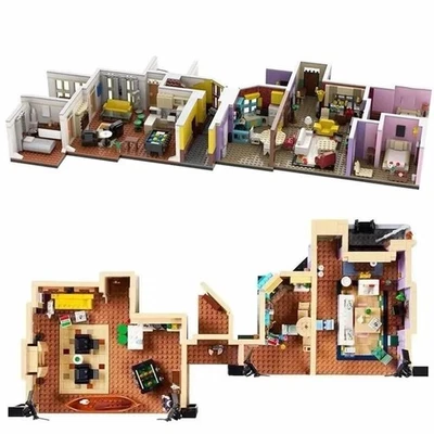 Friends Apartments Building Set / 2048 Pieces & 7 Figures - Image 1 of 3