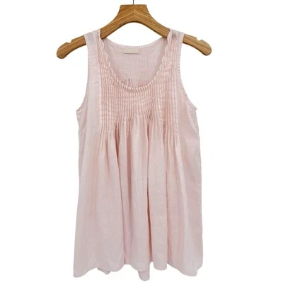 Camiseta sin mangas CP Shades de lino Pia en rosa pálido talla S Foto 1 de 4