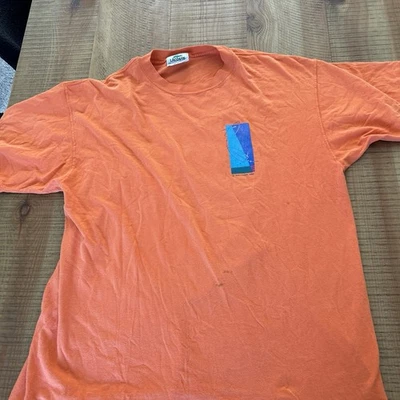 Camiseta Izod Lacoste 1992 De Colección Vela Surf Estilo Naranja Talla Grande Hecha en EE. UU. Foto 1 de 4