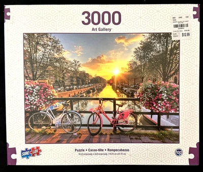 Rompecabezas Sure Lox 3000 piezas "AMSTERDAM SUNSET" 42"x32" Foto 1 de 3