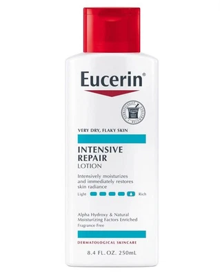 Eucerin Loción Reparadora Intensiva Piel Muy Seca, Hidratante Sin Fragancia, 8.4oz Foto 1 de 4
