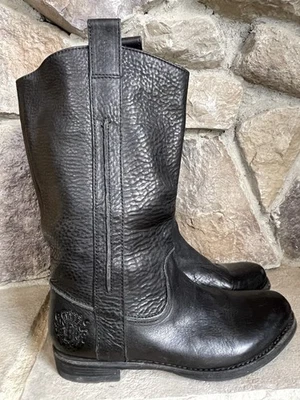 BLACKSTONE EU 37 US 6.5M Black Leather Danish Design Riding Mid Calf Boot - Image 1 of 4