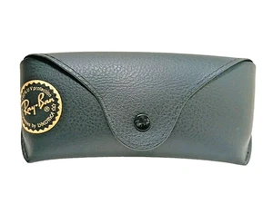 Auténticas gafas de sol Ray-Ban estuche de cuero - negras - Imagen 1 de 3