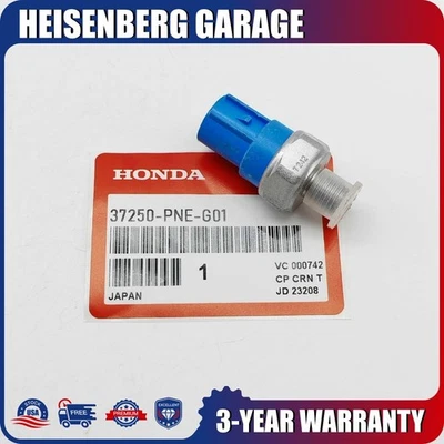 OEM Oil Pressure Switch Sensor# 37250-PNE-G01 For Honda Accord Fit CR-Z Acura - Imagem 1 de 4