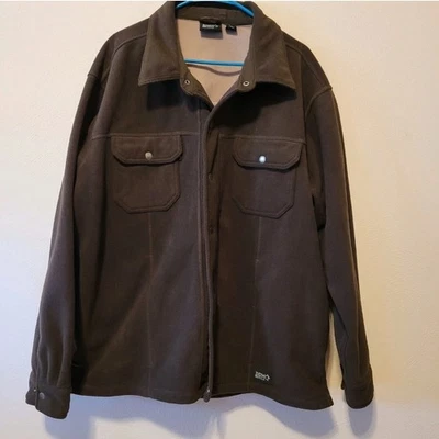 Dri-Duck DDX Flex Soft Shell Snap-Up Fleece Jacket Shirt Shacket Brown Men’s XL - Image 1 of 4