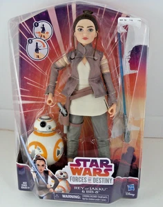 Star Wars Forces Of Destiny Rey Of Jakku & BB-8 Adventure Set NEW NRFB Hasbro - Picture 1 of 4